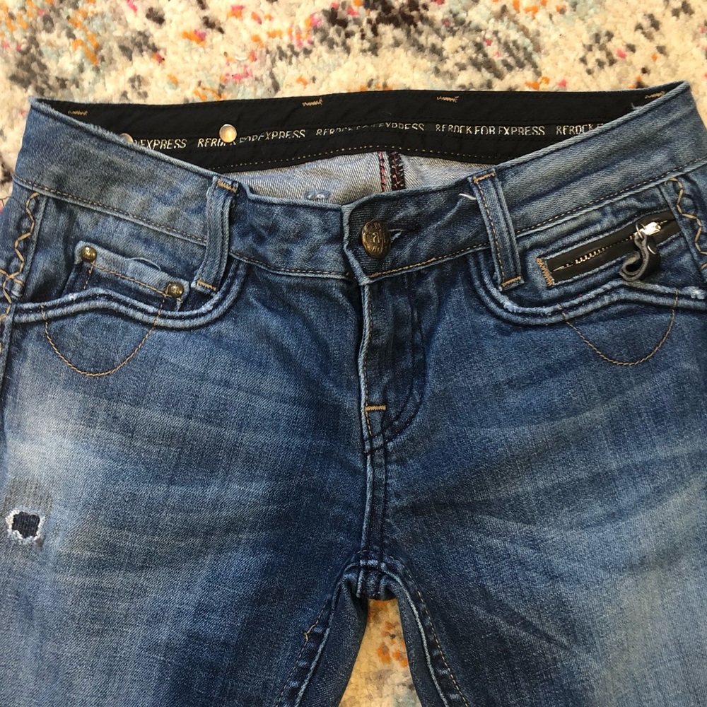 ReRock for Express boot cut jeans - Picture 2 of 4